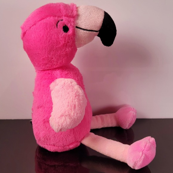 Pink Flamingo Plush‎ 12” Soft Exotic Stuffed Animal Realistic Silly Cute Clean - Picture 4 of 5